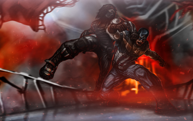 Обои картинки фото рисованное, комиксы, captain, america, the, winter, soldier, первый, мститель, другая, война, steven, rogers, marvel, comics, bucky, barnes