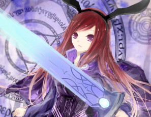 Картинка аниме fairy+tail эльза