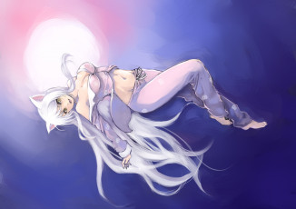 Картинка аниме bakemonogatari девушка