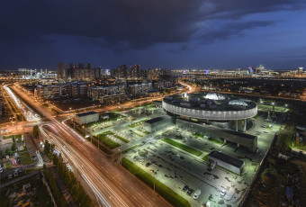 Картинка астана города астана+ казахстан огни ночь