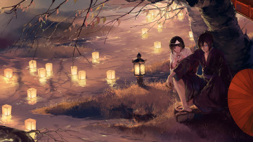 Картинка аниме noragami нора фонарики ято