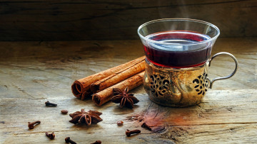 Картинка еда напитки +Чай корица чай гвоздика бадьян
