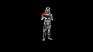 Картинка рисованное минимализм звездные войны stormtrooper star wars