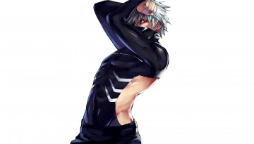 Картинка аниме tokyo+ghoul канеки