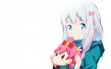 Картинка аниме eromanga-sensei девушка взгляд фон
