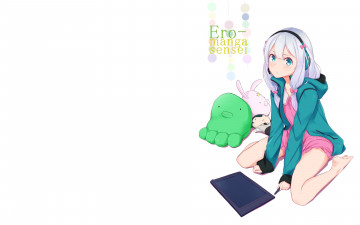 Картинка аниме eromanga-sensei фон взгляд девушка