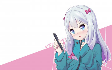 Картинка аниме eromanga-sensei фон взгляд девушка