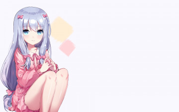 Картинка аниме eromanga-sensei фон взгляд девушка