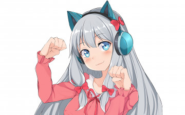 Картинка аниме eromanga-sensei фон взгляд девушка