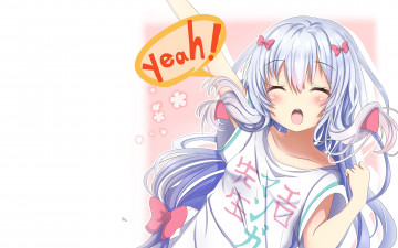 Картинка аниме eromanga-sensei взгляд фон девушка