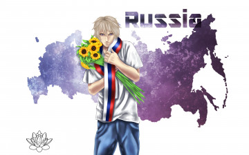 Картинка аниме hetalia +axis+powers россия