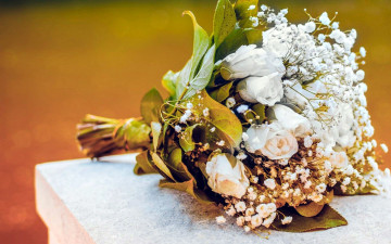 Картинка цветы букеты +композиции гипсофила розы