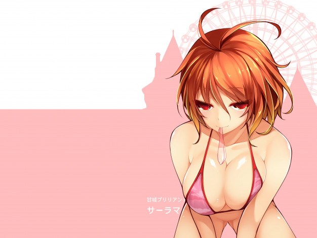 Обои картинки фото аниме, amagi brilliant park, девушка