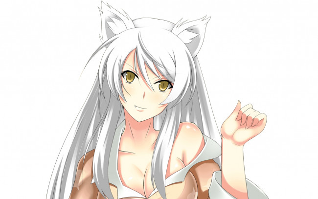 Обои картинки фото аниме, bakemonogatari, девушка, фон, взгляд