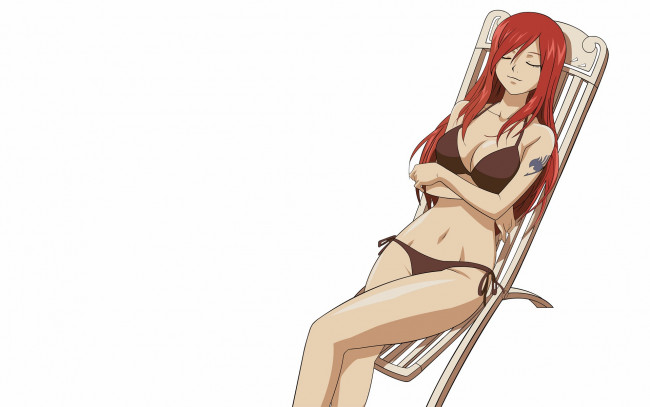 Обои картинки фото аниме, fairy tail, эльза