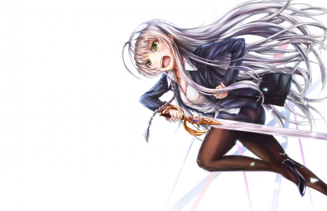 Обои картинки фото аниме, hataraku maou-sama, девушка