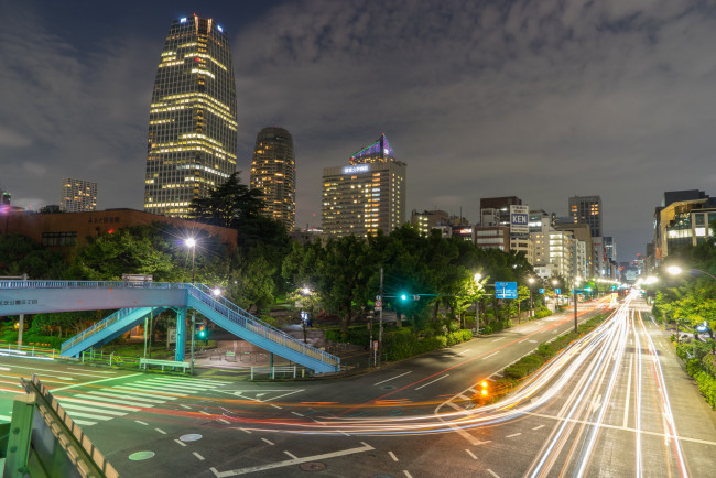 Обои картинки фото tokyo, города, токио , Япония, ночь, огни