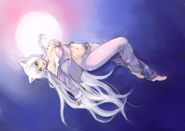 Обои картинки фото аниме, bakemonogatari, девушка