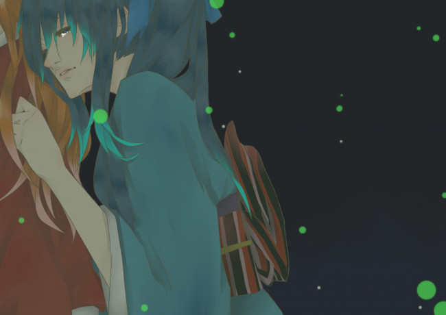 Обои картинки фото аниме, rurouni kenshin, девушка