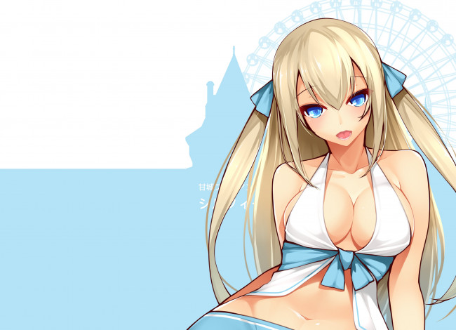 Обои картинки фото аниме, amagi brilliant park, девушка