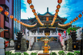 Картинка yokohama города йокогама+ Япония простор