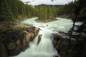 Картинка природа водопады простор