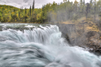 Картинка природа водопады простор