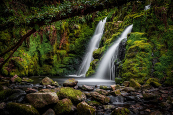 Картинка природа водопады простор