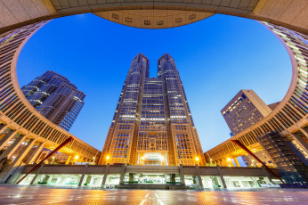 Картинка токио Япония города токио+ архитектура небоскребы wallhaven огни япония