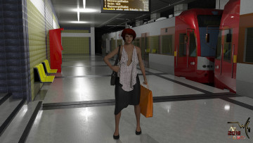 Картинка 3д+графика люди+ people фон взгляд девушка