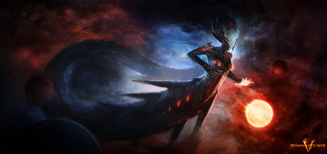 Обои картинки фото видео игры, dominance war iv, униформа, существо, фон