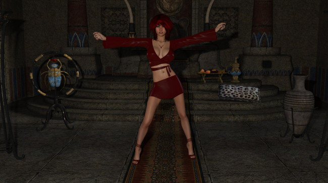 Обои картинки фото 3д графика, люди , people, фон, взгляд, девушка