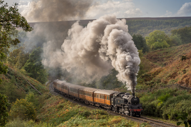 Обои картинки фото техника, паровозы, состав, локомотив