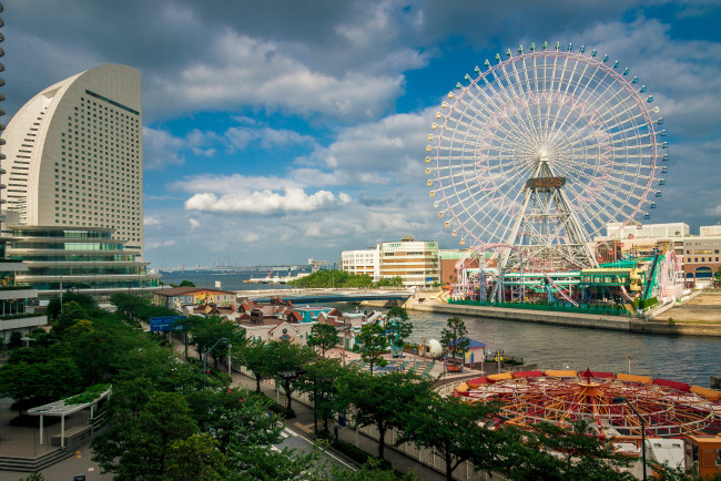 Обои картинки фото yokohama, города, йокогама , Япония, простор