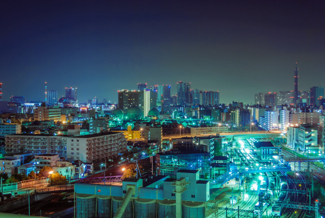 Обои картинки фото yokohama, города, йокогама , Япония, простор