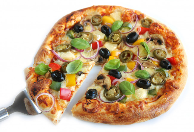 Обои картинки фото еда, пицца, снедь