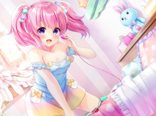 Картинка аниме unknown +другое+ фон взгляд девушка