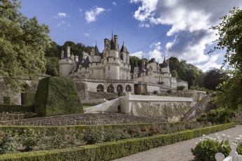 Картинка города замки+франции простор