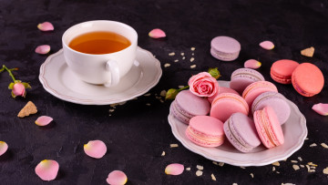 Картинка еда макаруны печенье лакомство