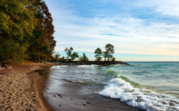 Картинка природа побережье волны