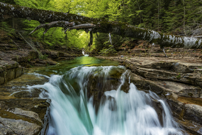 Обои картинки фото природа, водопады, простор