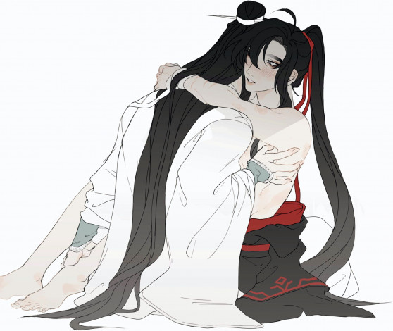 Обои картинки фото аниме, mo dao zu shi, лань, ванцзи, вэй, усянь