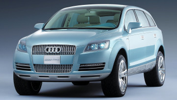 Картинка автомобили audi голубой