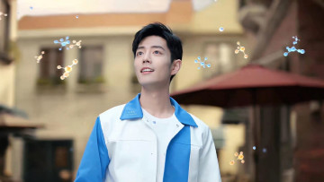 Картинка мужчины xiao+zhan актер улица молекулы