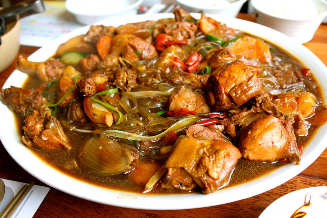 Обои картинки фото еда, мясные блюда, корейская, кухня, утка