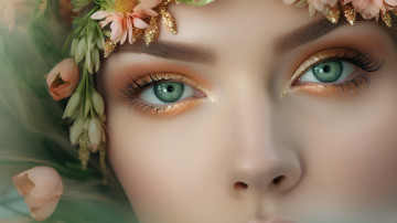 Картинка 3д+графика глаза+ eyes глаза макияж