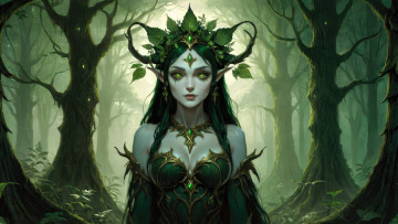 Картинка фэнтези эльфы нейросети графика нейроарт ai art нейронные сети рисунки нейро искусство нейрографика graphics neuroart neural networks drawings neuro neurography