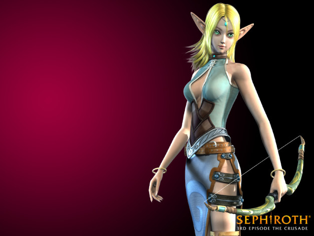 Обои картинки фото sephiroth, видео, игры, 3rd, episode, the, crusade