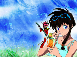 обоя аниме, angelic, layer