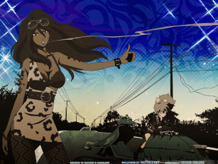Картинка аниме michiko to hatchin
